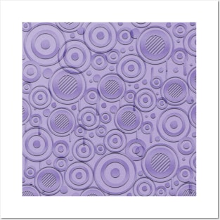 Abstract round pattern III Posters and Art